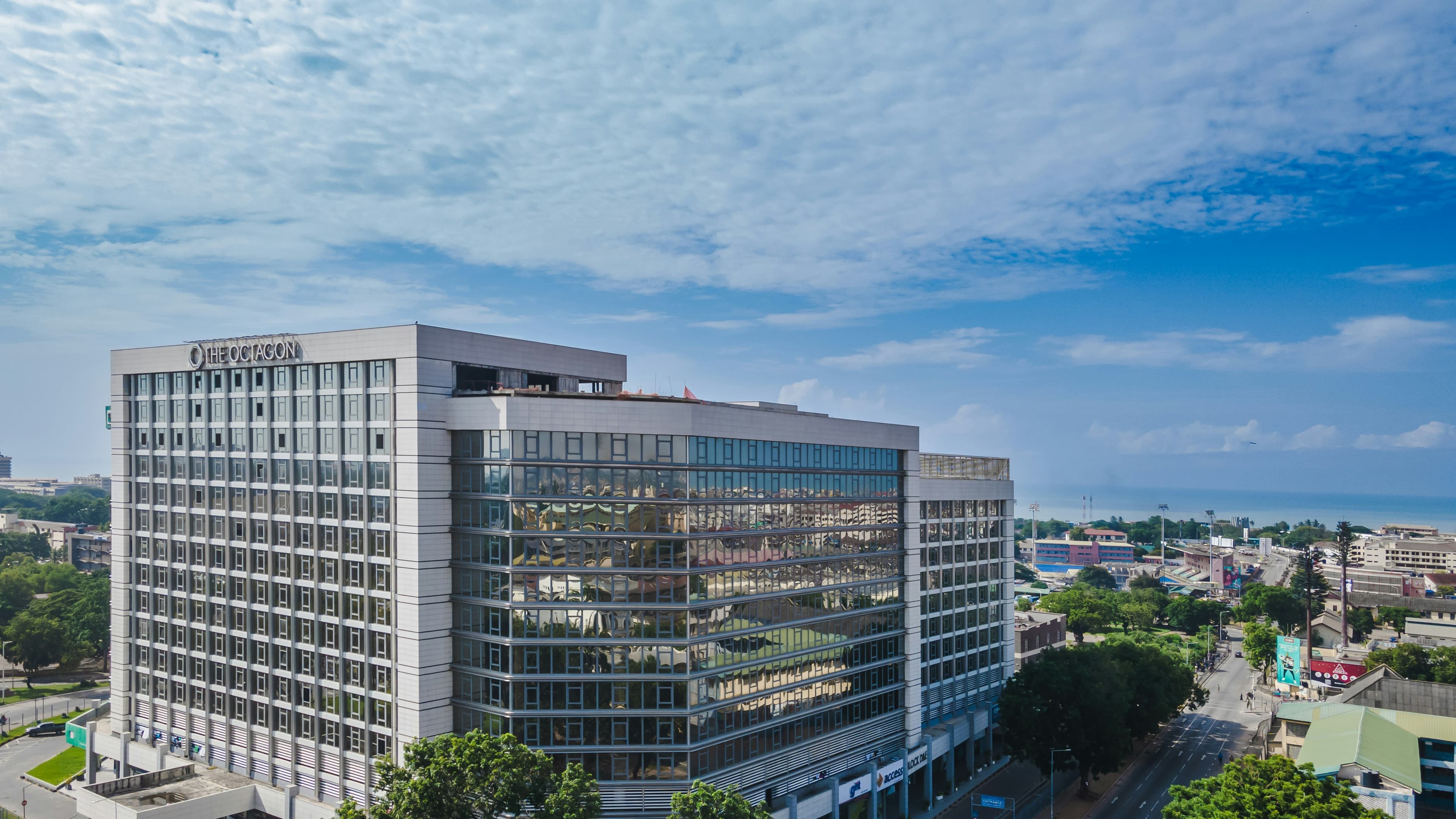Modern apartment building exterior showcasing multifamily technology consulting and managed Wi-Fi strategy